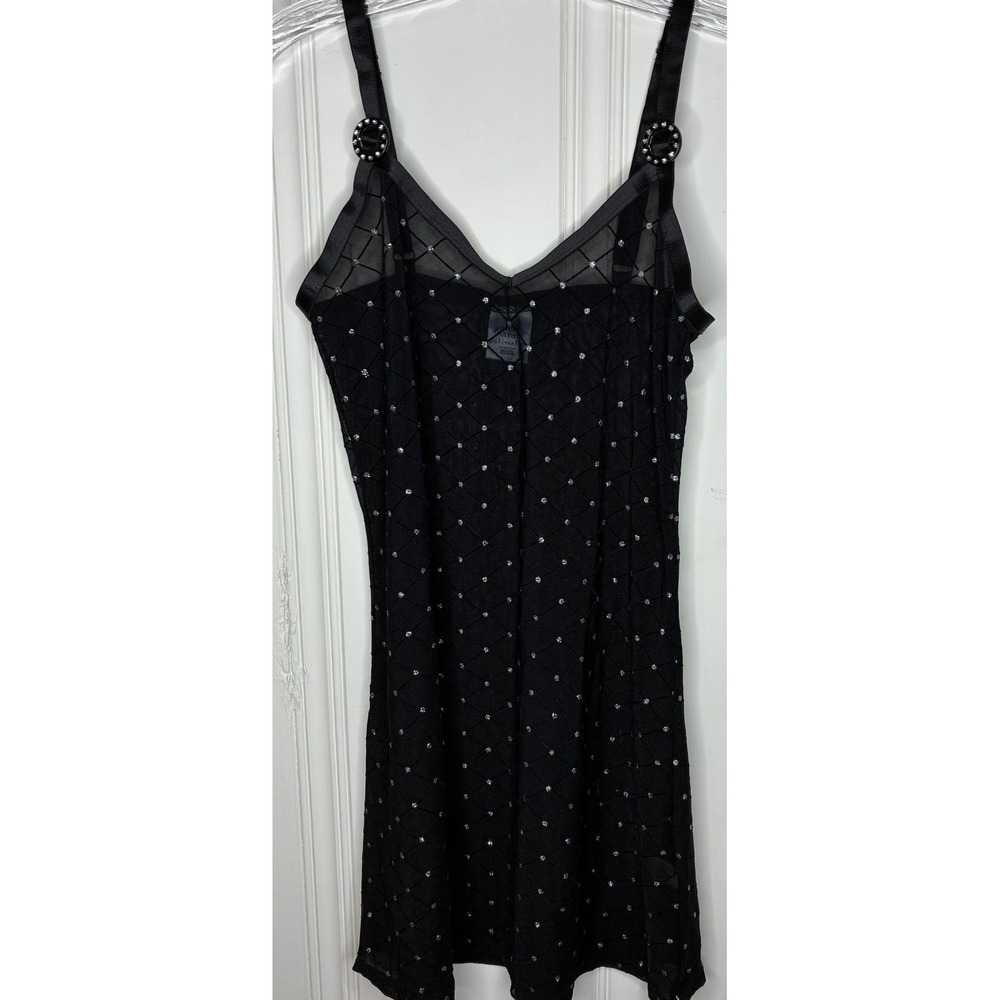 Nick & Sarah Intimates black sheer nightgown Sz S whimsigoth sexy fairycore Y2K